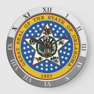 Reloj Redondo Grande Oklahoma