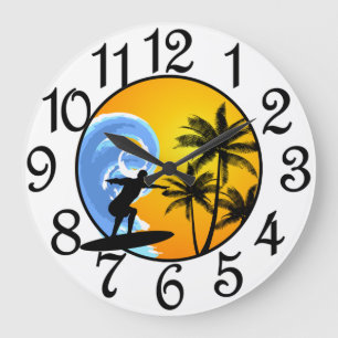 Reloj Redondo Grande Olas Alzas