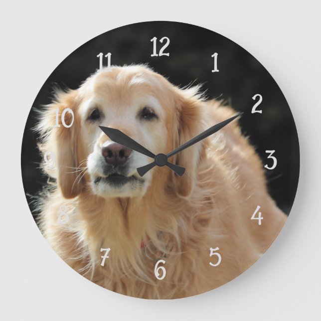 Reloj Redondo Grande Oldie Golden (Anverso)