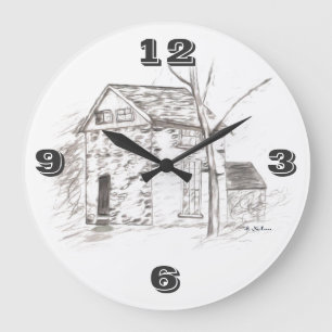 Reloj Redondo Grande OLE TIME Tic Toc