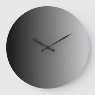 Reloj Redondo Grande Ombre Gris