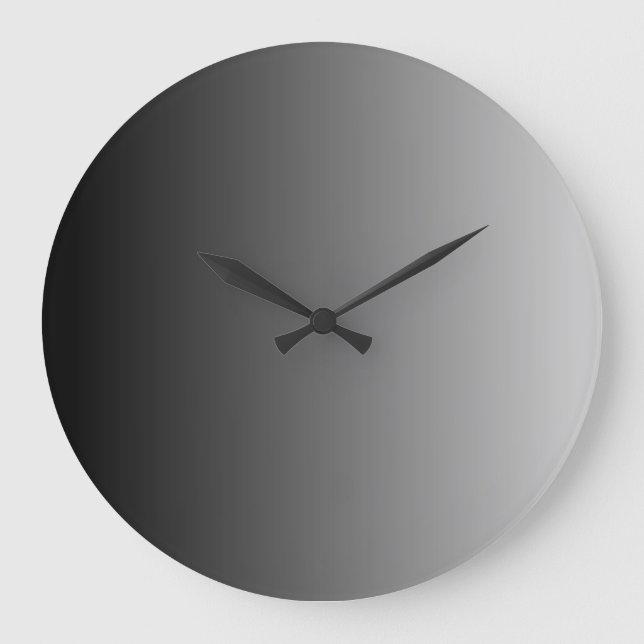 Reloj Redondo Grande Ombre Gris (Anverso)