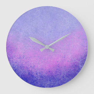 Reloj Redondo Grande Ombre púrpura texturizado