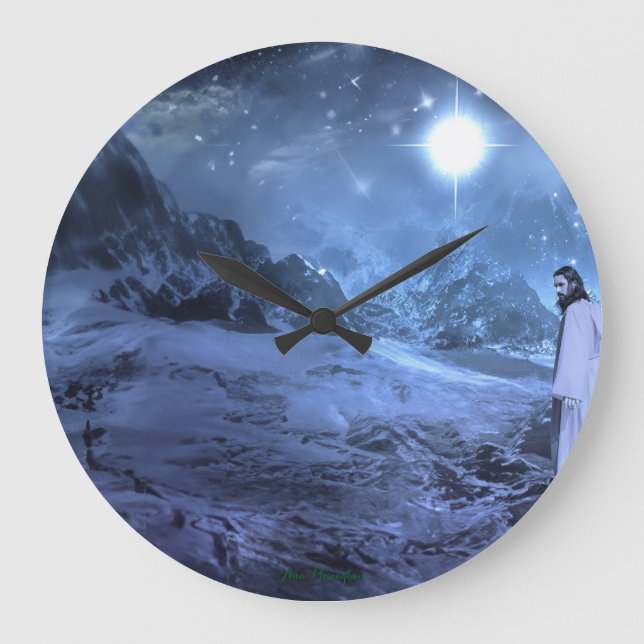 Reloj Redondo Grande On Another Planet (Anverso)