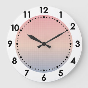 Reloj Redondo Grande Onda de vapor