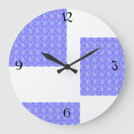 Reloj Redondo Grande Ondas de Eco