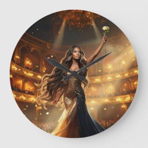 RELOJ REDONDO GRANDE OPERA AMOR - DIVA