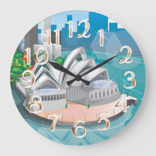 Reloj Redondo Grande Ópera de Sidney