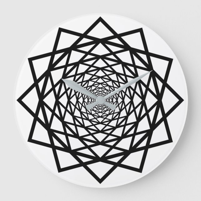 Reloj Redondo Grande Optical Illusion (Anverso)