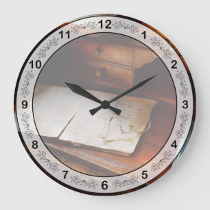 Reloj Redondo Grande Optometrista - Terminado por la noche