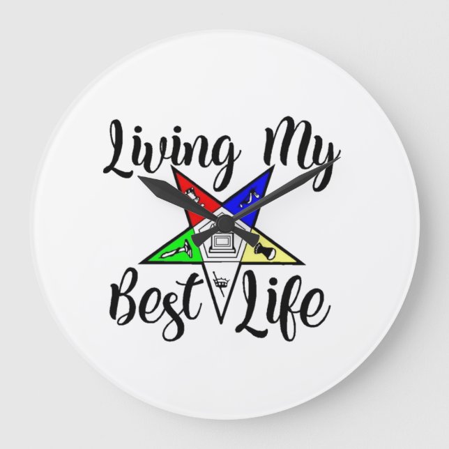 Reloj Redondo Grande Order of Eastern Star (Anverso)