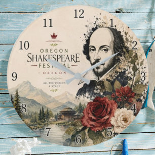Reloj Redondo Grande Oregon Shakespeare Festival 