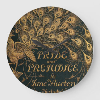 Reloj Redondo Grande Orgullo y perjuicio Jane Austen (1894)