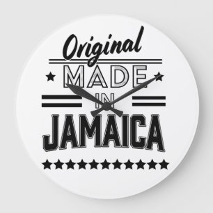 Reloj Redondo Grande Original hecho en Jamaica