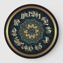 Oro de moda y estilo asiático verde