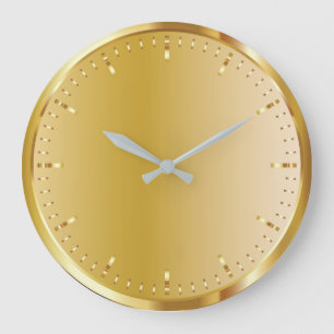 Reloj Redondo Grande Oro sólido