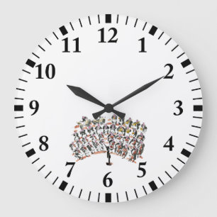 Reloj Redondo Grande Orquesta