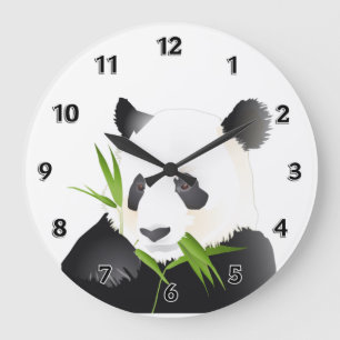 Reloj Redondo Grande Oso de panda