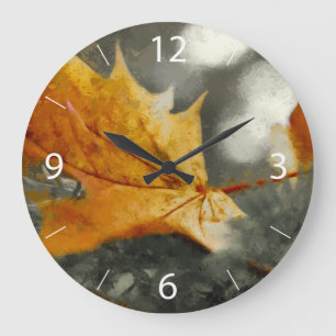 Reloj Redondo Grande Otoño