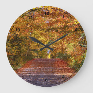 Reloj Redondo Grande Otoño en el Bosque Nacional Superior