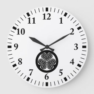 Reloj Redondo Grande Owari hollyhock(13)