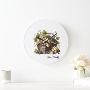 Reloj Redondo Grande País del vino