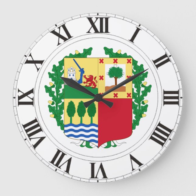 Reloj Redondo Grande Pais Vasco (Spain) Coat of Arms (Anverso)