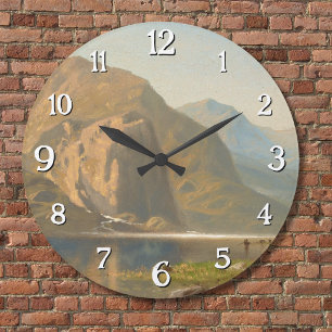 Reloj Redondo Grande Paisaje majestuoso de Yosemite por Albert Bierstad