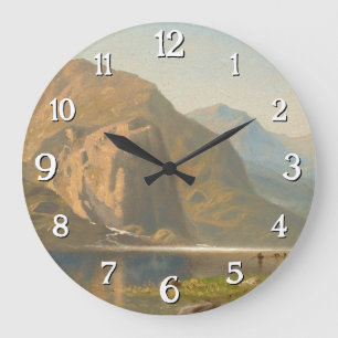 Reloj Redondo Grande Paisaje majestuoso yosemite de Albert Bierstadt