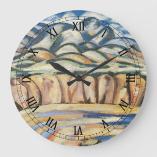 Reloj Redondo Grande Paisaje, Nuevo México por Marsden Hartley, Arte Fi