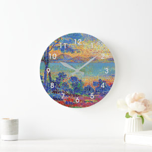 Reloj Redondo Grande Paisaje provenzal por Henri-Edmond Cross