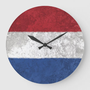 Reloj Redondo Grande Países Bajos
