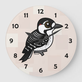 Reloj Redondo Grande Pájaro carnoso dorable