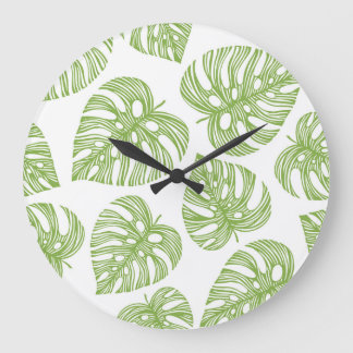 Reloj Redondo Grande Palm exótica deja vintage