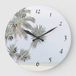 Reloj Redondo Grande Palmeras