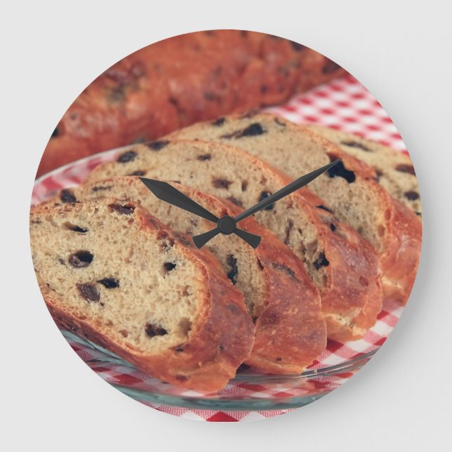Reloj Redondo Grande Pan de pasas (Anverso)