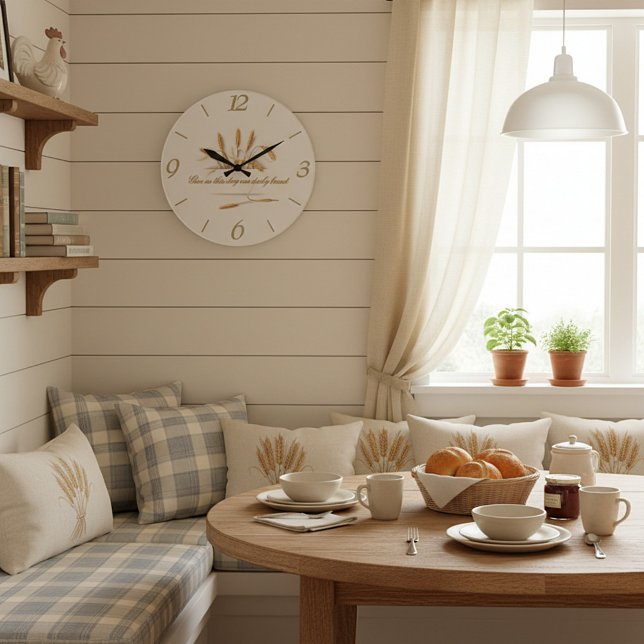 Reloj Redondo Grande Pan diario (Subido por el creador)