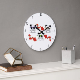 Reloj Redondo Grande panda
