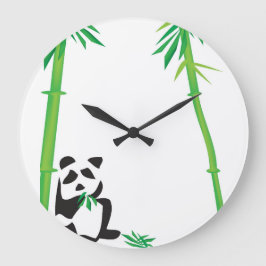 Reloj Redondo Grande Panda Clock