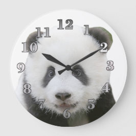 Reloj Redondo Grande Panda Face