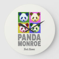 Panda Monroe Bear retrato de arte pop