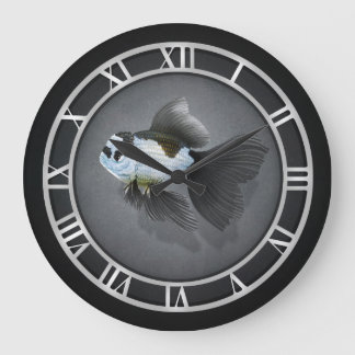 Reloj Redondo Grande Panda Oranda Goldfish Clock
