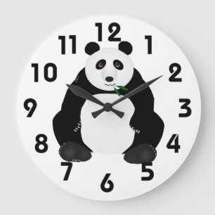 Reloj Redondo Grande Panda Wall Clock