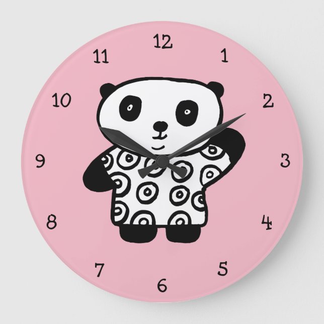 Reloj Redondo Grande Pandy el Panda (Anverso)