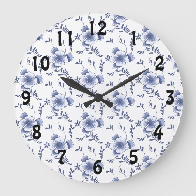 Reloj Redondo Grande Panorama de estilo Delware (Anverso)