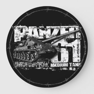 Reloj Redondo Grande Panzer 61 Wallclocks