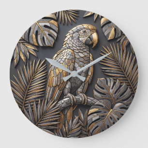 Reloj Redondo Grande papagayo
