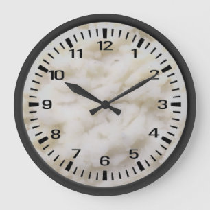 Reloj Redondo Grande Papas machacadas