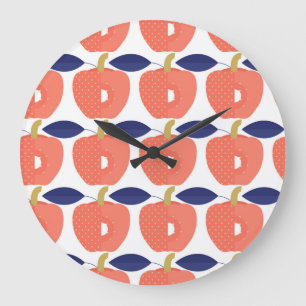 Reloj Redondo Grande Paprika Rojo: Las Especias Inspiraron A La Seamles