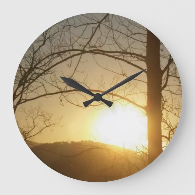 Reloj Redondo Grande Para el cuarto de baño (Anverso)